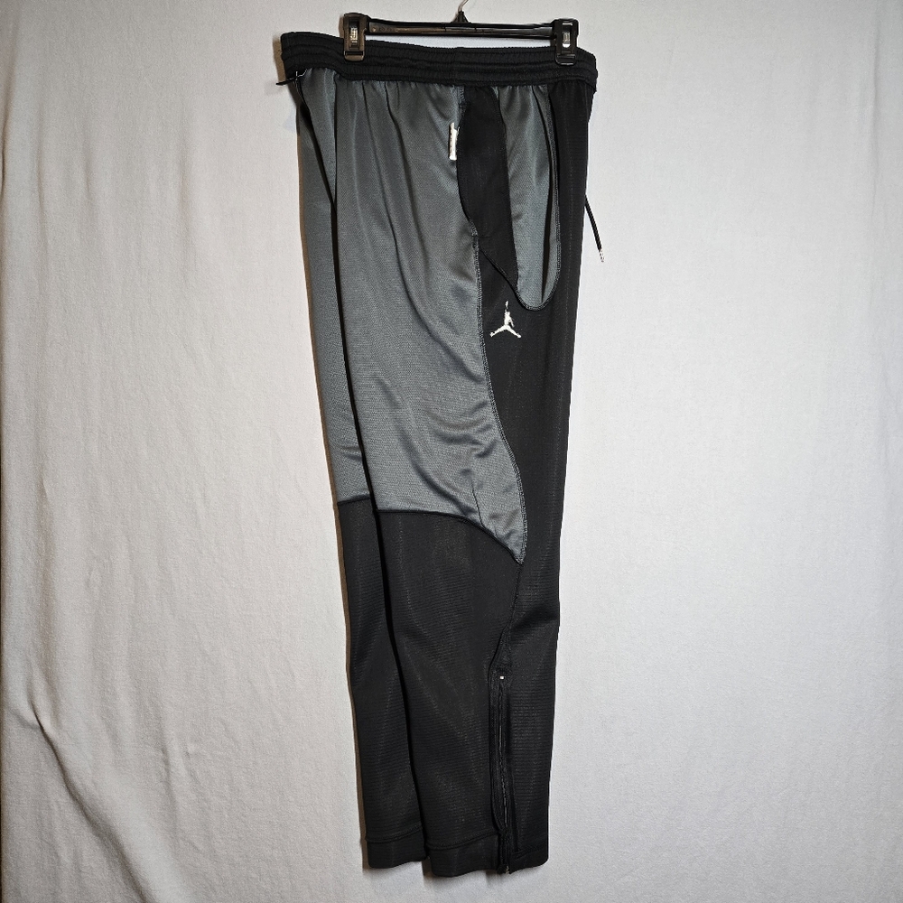 Nike Air Jordan Basketball Pants Men's XL Ankle Zips Black Warm-Up - Picture 13 of 16